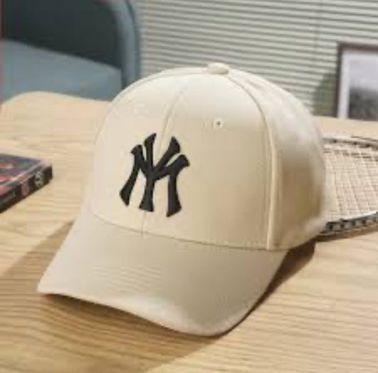 YN beige Colour Premium Quality Baseball Cap 68201