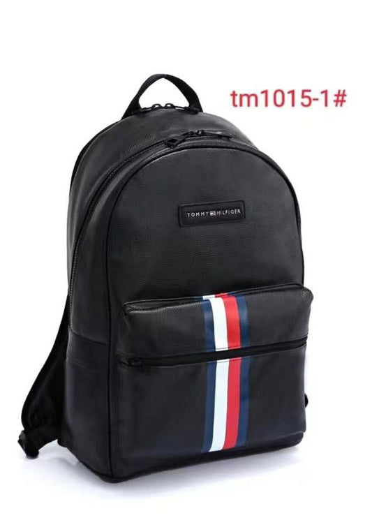 MOT TOM PU Leather Unisex Backpack 987655