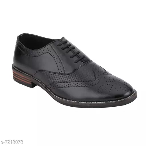 Alberto Fermani Black Laces Formal Shoes for Men 4025