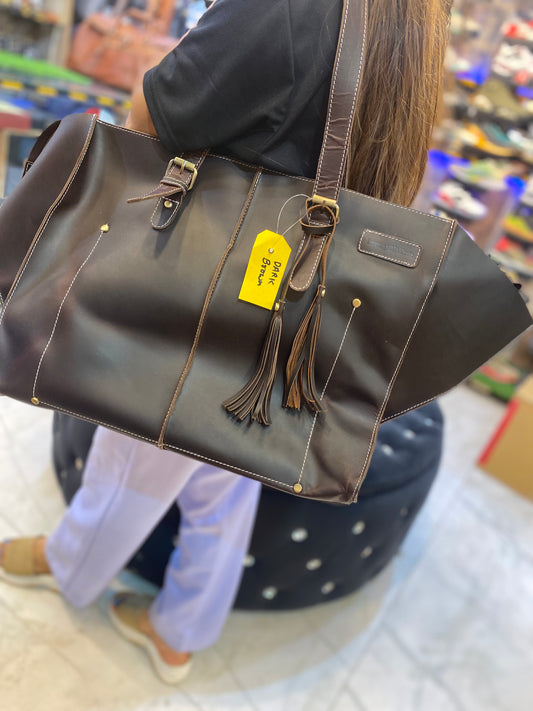 Luxury d’allure Dark Brown Color With Premium Leather Quality Ladies Bag 1032