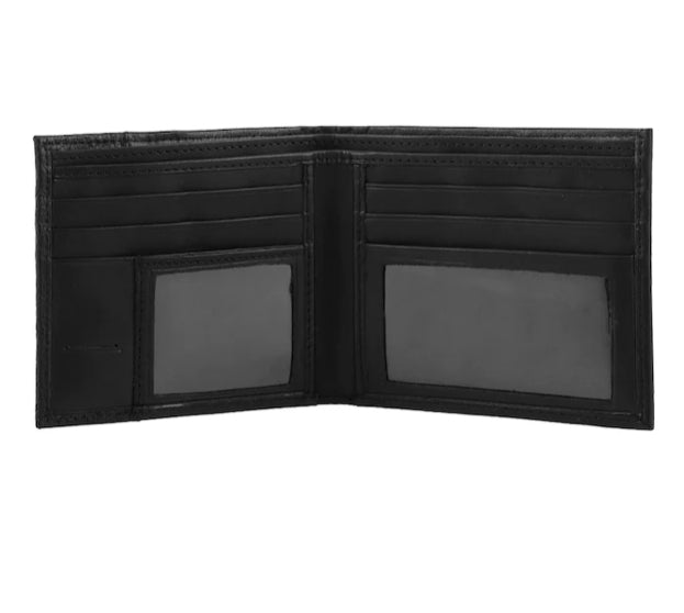 Titan Black Leather Bifold Wallet TW111LM1BK
