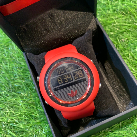 Red Colour Water Resistant Sports watch 03082023