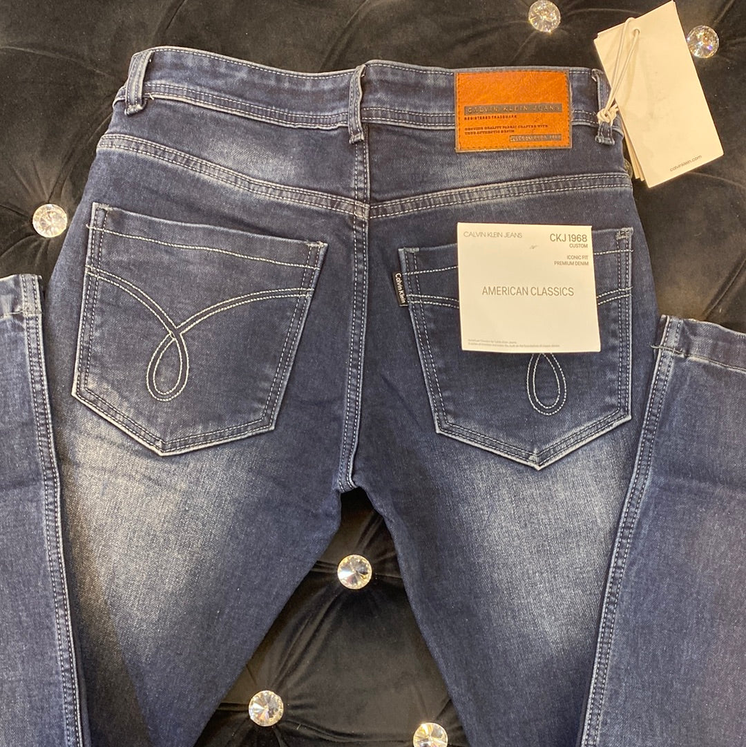 KC Navy Blue Branded Designers Men’s Jeans Mid-Raise Colour And Slim Fit For Men’s Jeans JKC 1968 03082023