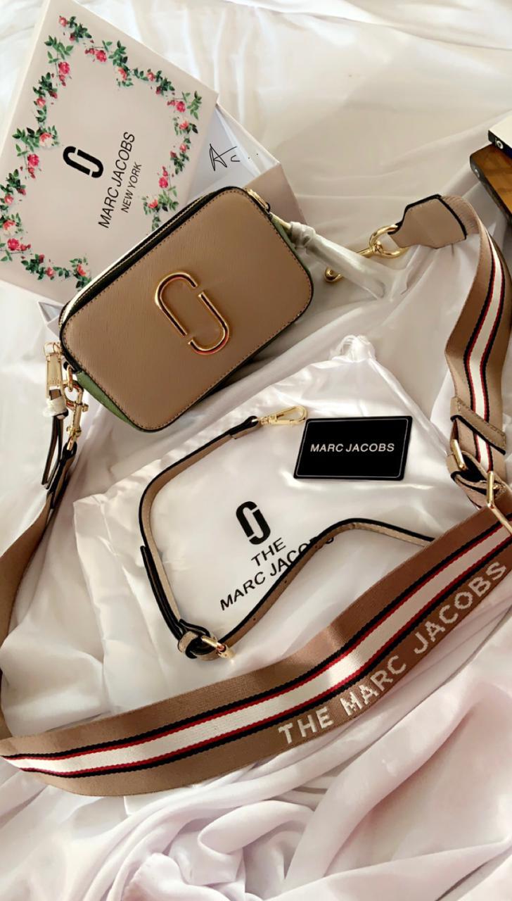 MJ RAM MAR Multiple Colour With Gold Metal Logo The Snapshot Camera Bag Women Side Sling Ladies Bag 99601