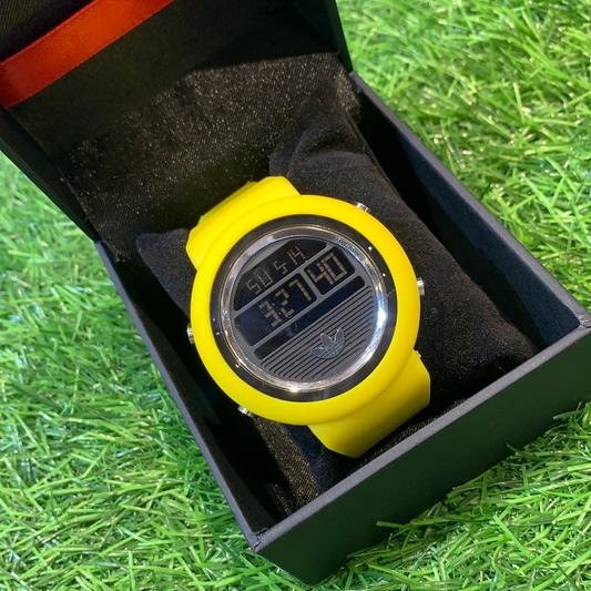 Ida Yellow Colour Water Resistant Sports Watch 03082023