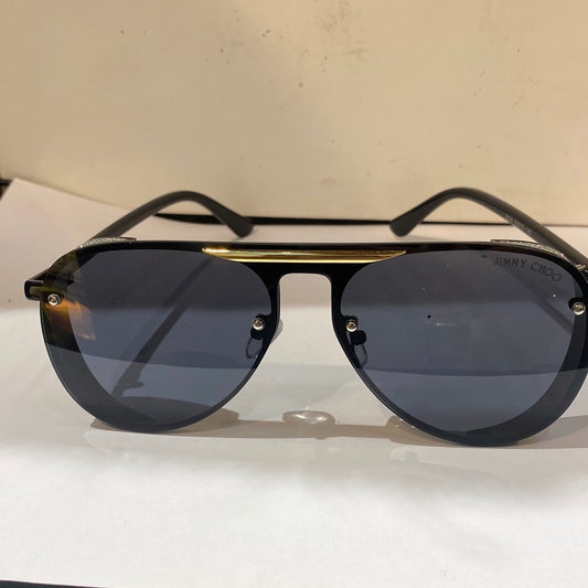 Mij Black Frame Black Shade Unisex Sunglasses 9225 53 18 140