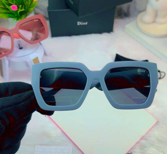 Oid Matte Grey Frame Black Shade Unisex sunglasses