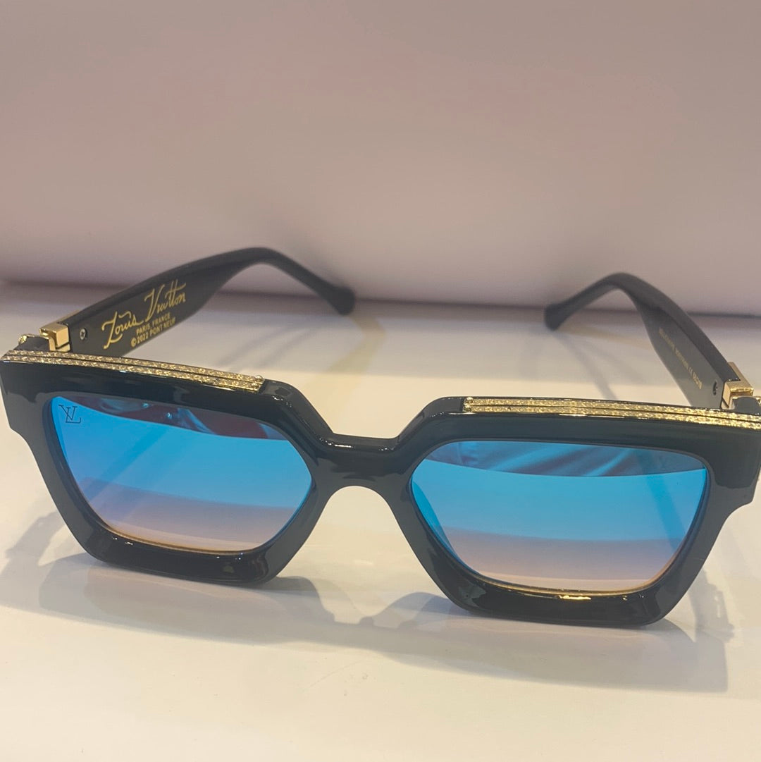 Uol Black Frame Reflector Shade Sunglasses M96006WN CE 58 19