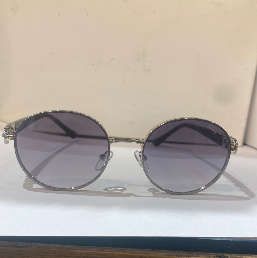 Ref Silver Frame Black Shade Unisex Sunglasses C 380 54 18 140