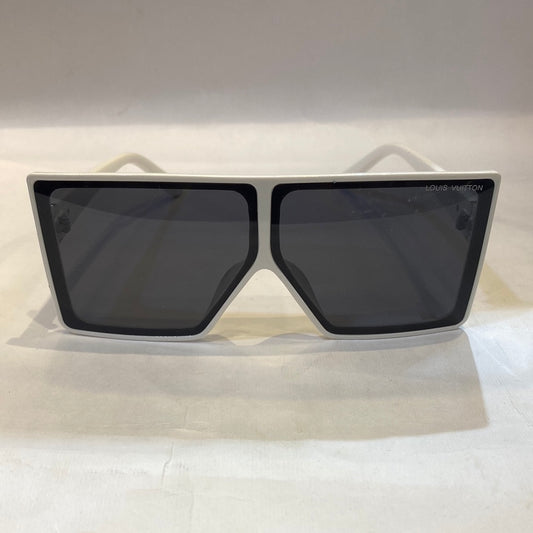 UOL VL White Frame Black Shade Unisex Sunglasses