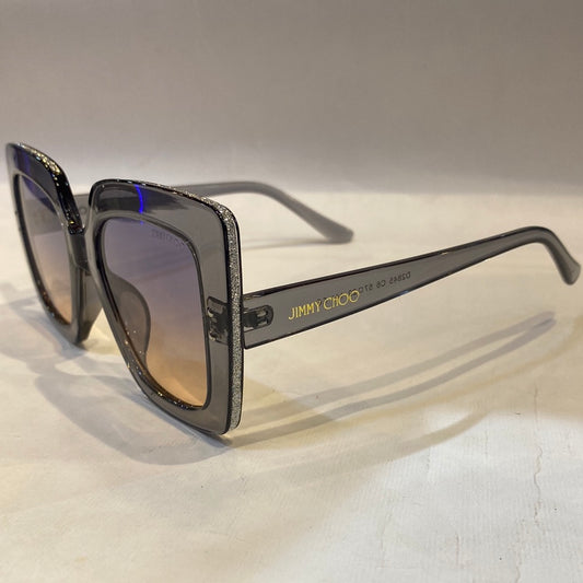 MIJ Transperent Frame Black Brown Shade Sunglasses D2845 C6 57 22 141