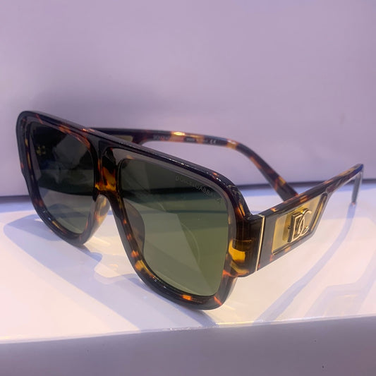 Lod Leopard Frame Green Shade Unisex Sunglasses Zs98089 56 18 142