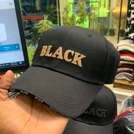 Black Cap With Black ALB Logo Cap 35358