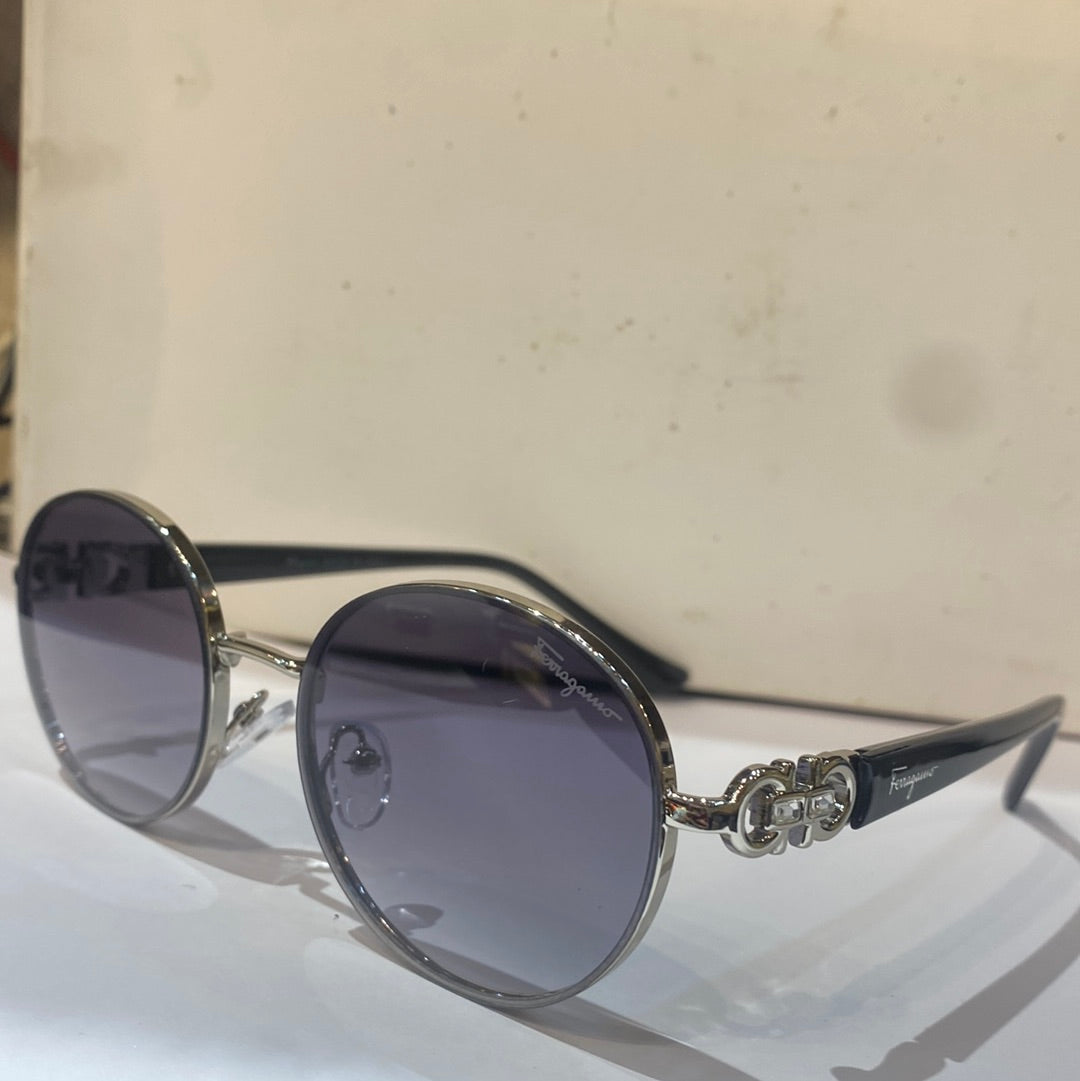 Ref Silver Frame Black Shade Unisex Sunglasses C 380 54 18 140