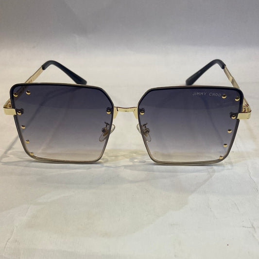 MIJ Golden Frame Black Shade Sunglasses 2579 60 15-140