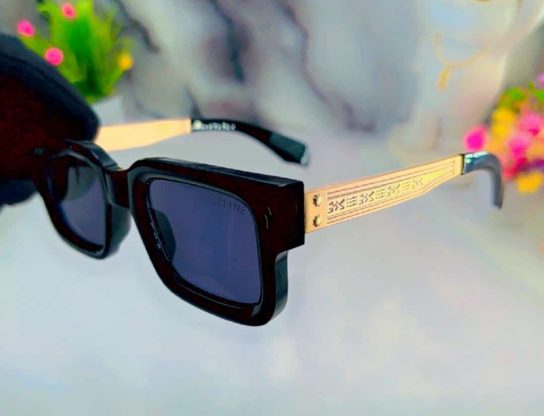 Lec Black Frame Black Shade Unisex Sunglasses Zs98159 54 17 143