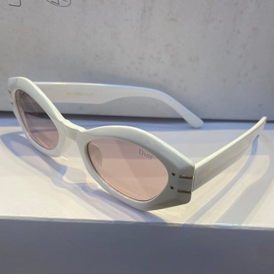 Oid White Frame Pink Shade Sunglasses