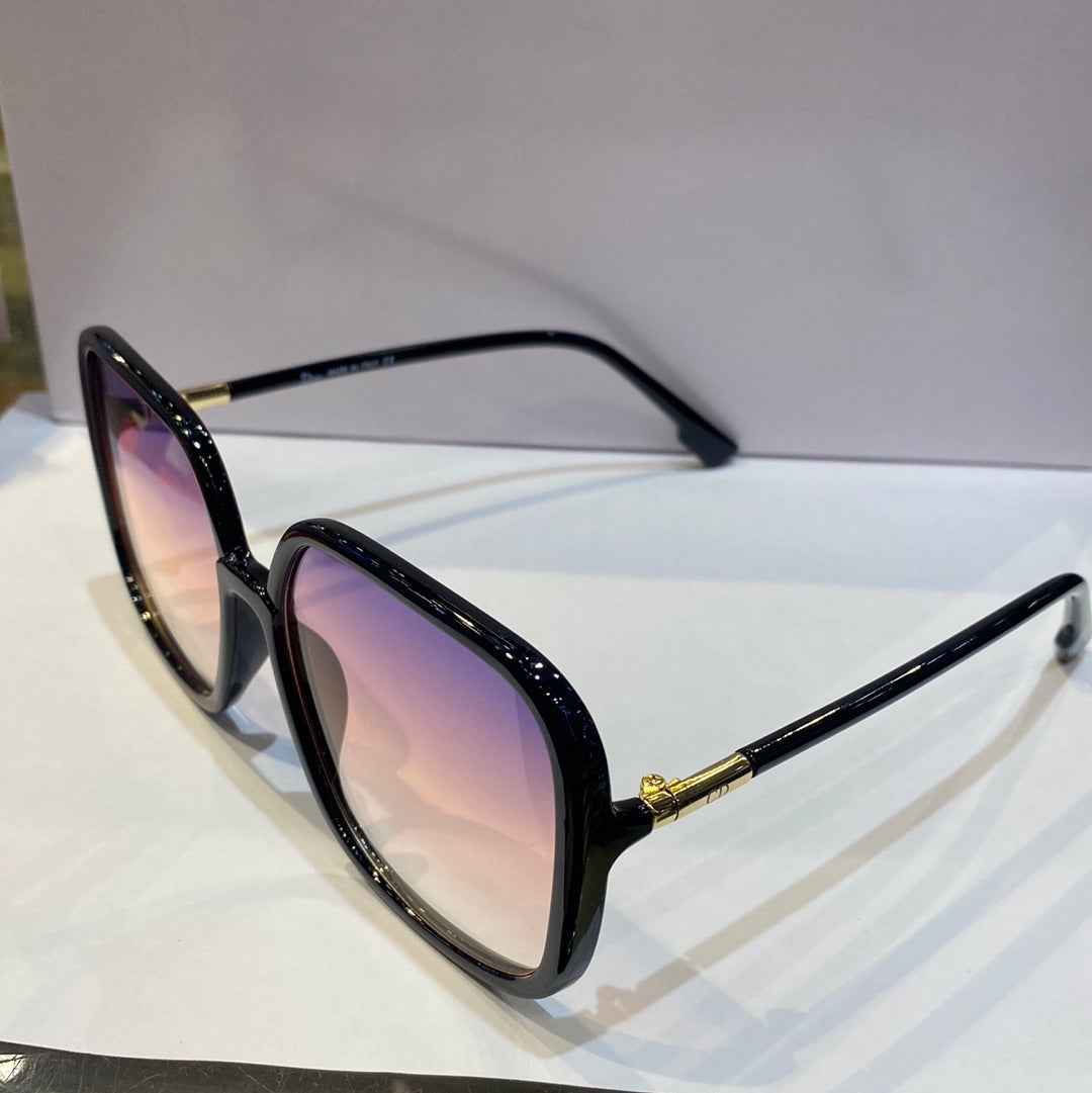 Oid Black Frame Pink Shade Unisex Sunglasses 2083 55 18 140