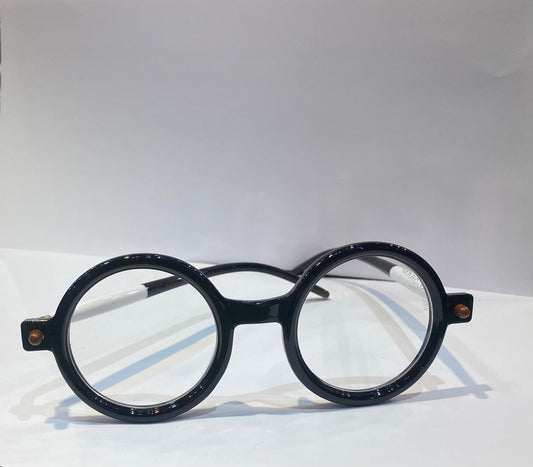 RAM Black Frame Transparent Shade Unisex Sunglasses