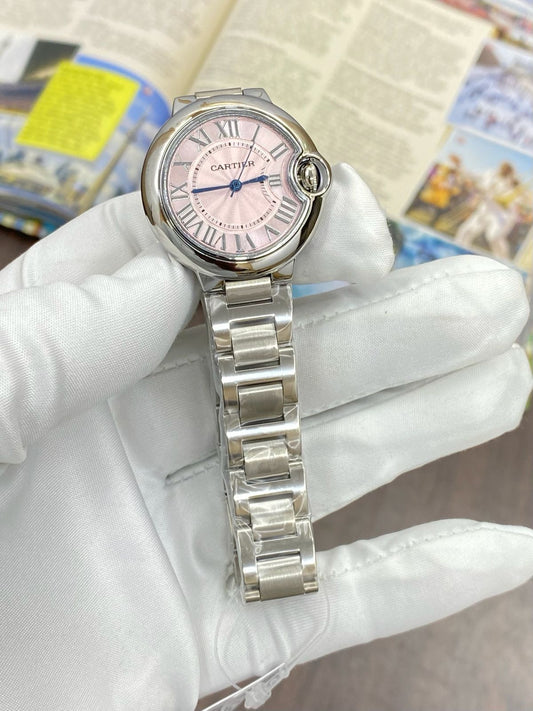 Rac Silver Chain Pink Dial Ladies Watch 901793