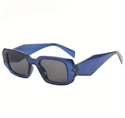 Arp Blue Frame Black Shade Unisex Sunglasses