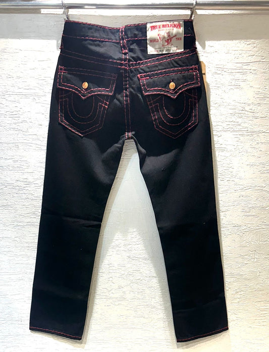 URT Black Colour With Red Thread Premium Quality Bootcut Jeans 54006
