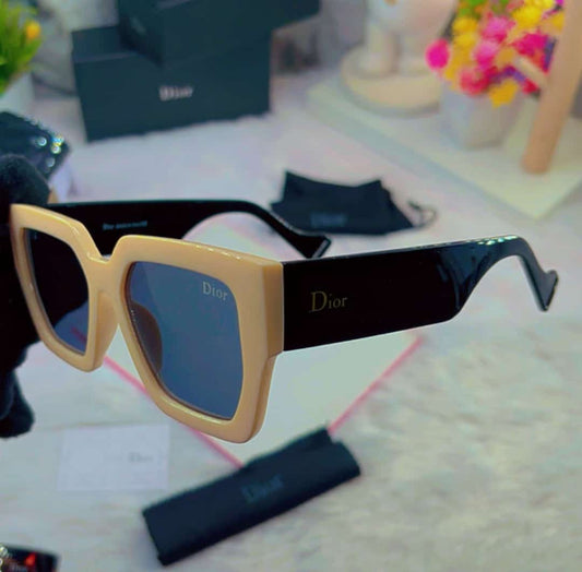 Oid Cream Frame Black Shade Unisex sunglasses