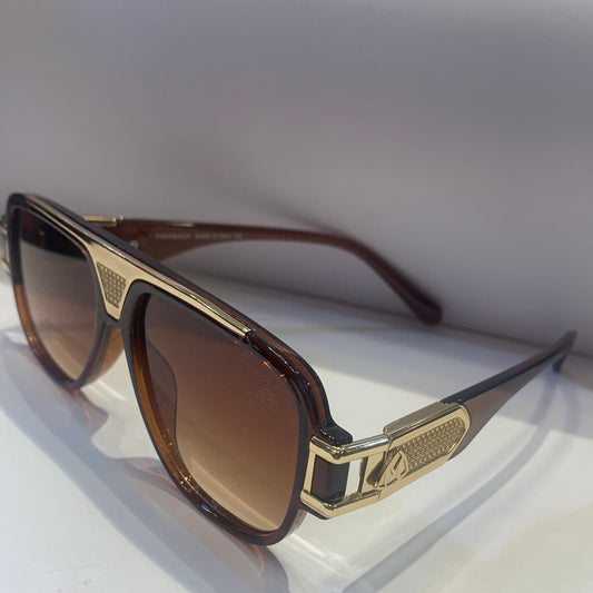 Yam Brown Frame Brown Shade Sunglasses 3271 55 16-133