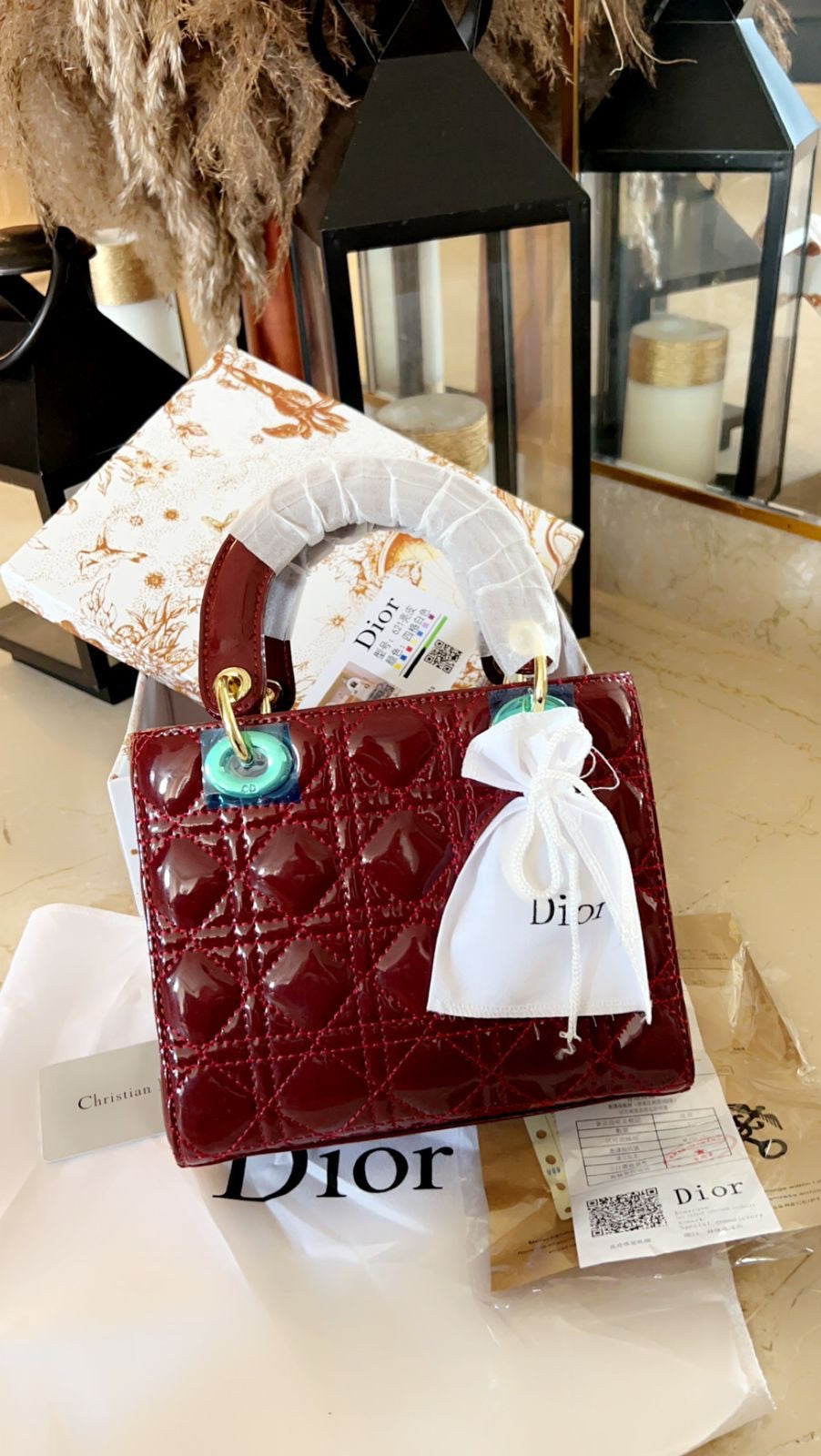 OID Multi Colour Glossy Mini Tote Bag Style Ladies Sling Bag 964542