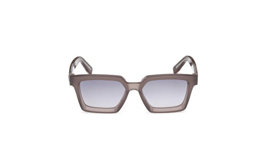 Uol Grey Transparent Frame Trancy Black Shade Unisex Sunglasses 6219 55 18-143 C4