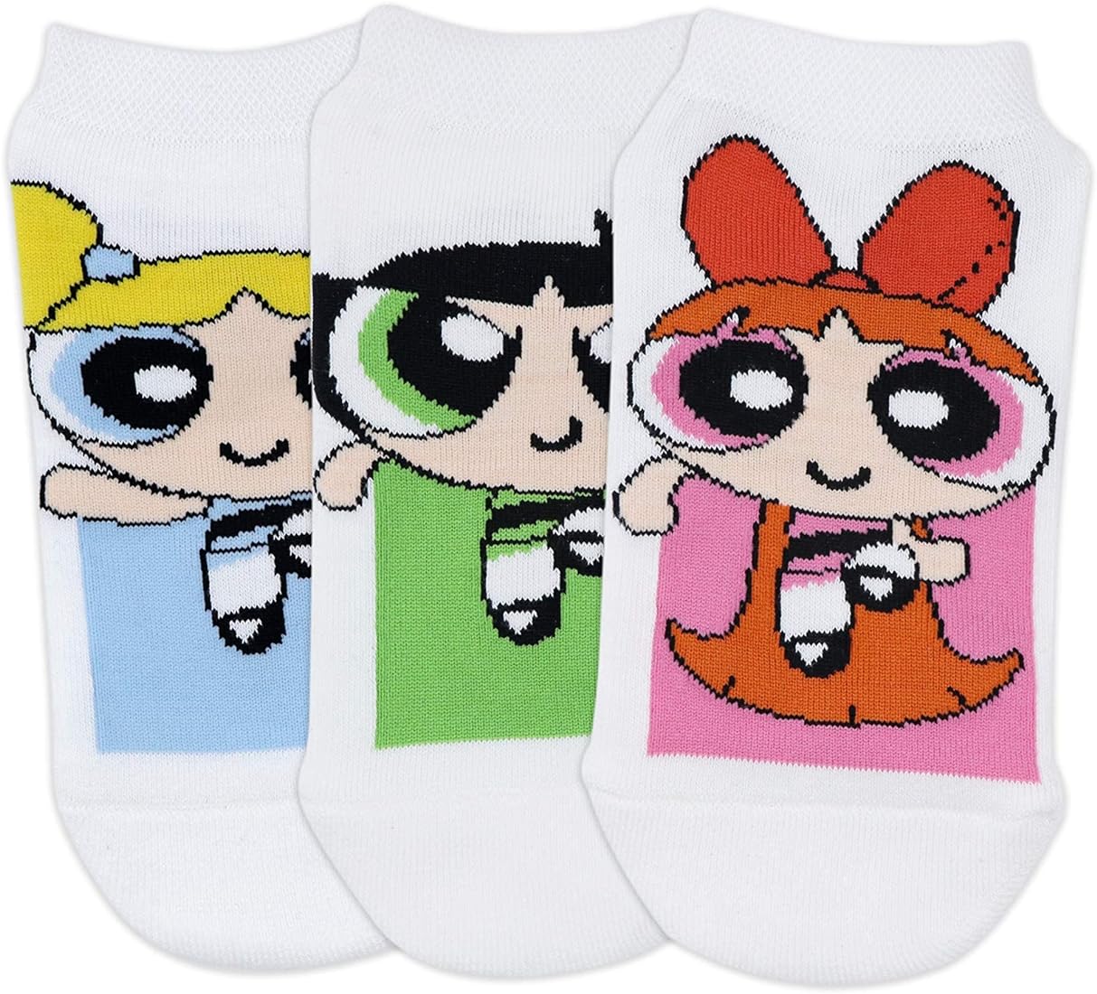 BALENZIA x Powerpuff Girl Box Set For Women-Lowcut Socks(Pack Of 3) (Free Size)