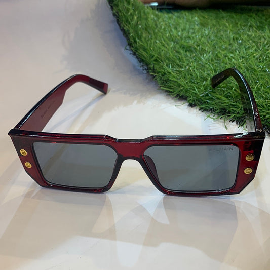 LAB Red Frame Black Shade Sunglasses LH037 55 15-145