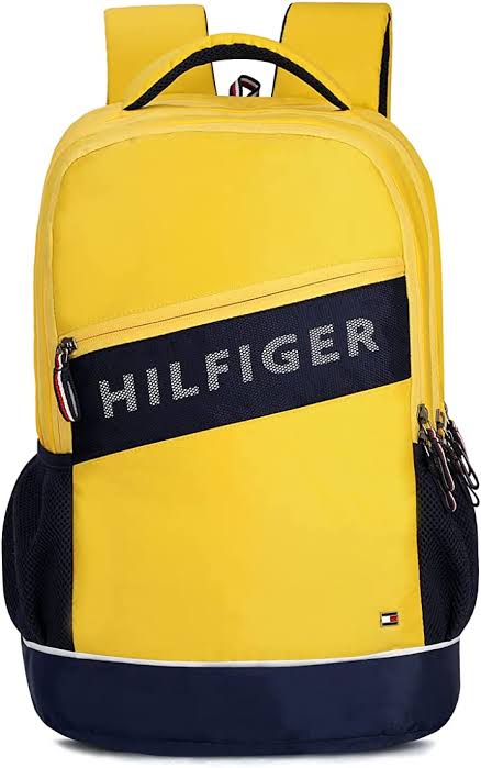 Lih Yellow Black Colour Backpack 068701