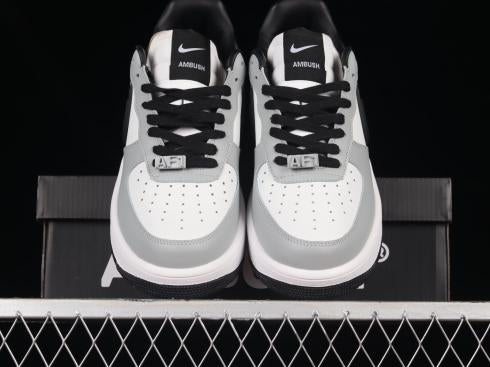 kin Nik Force 1 07 Low Phantom Ambush Grey Black White Sneaker Sports Shoes 1382005