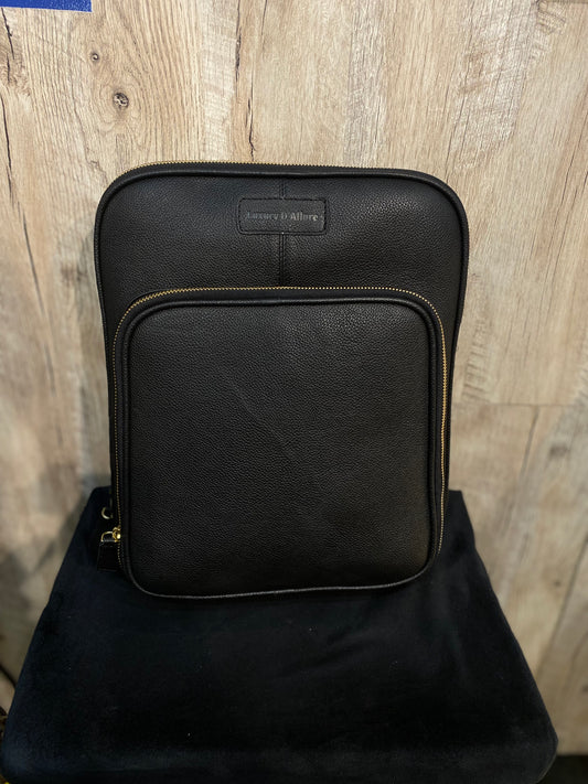 Luxury d’allure Black Ydm Genuine Leather BackPack 1051