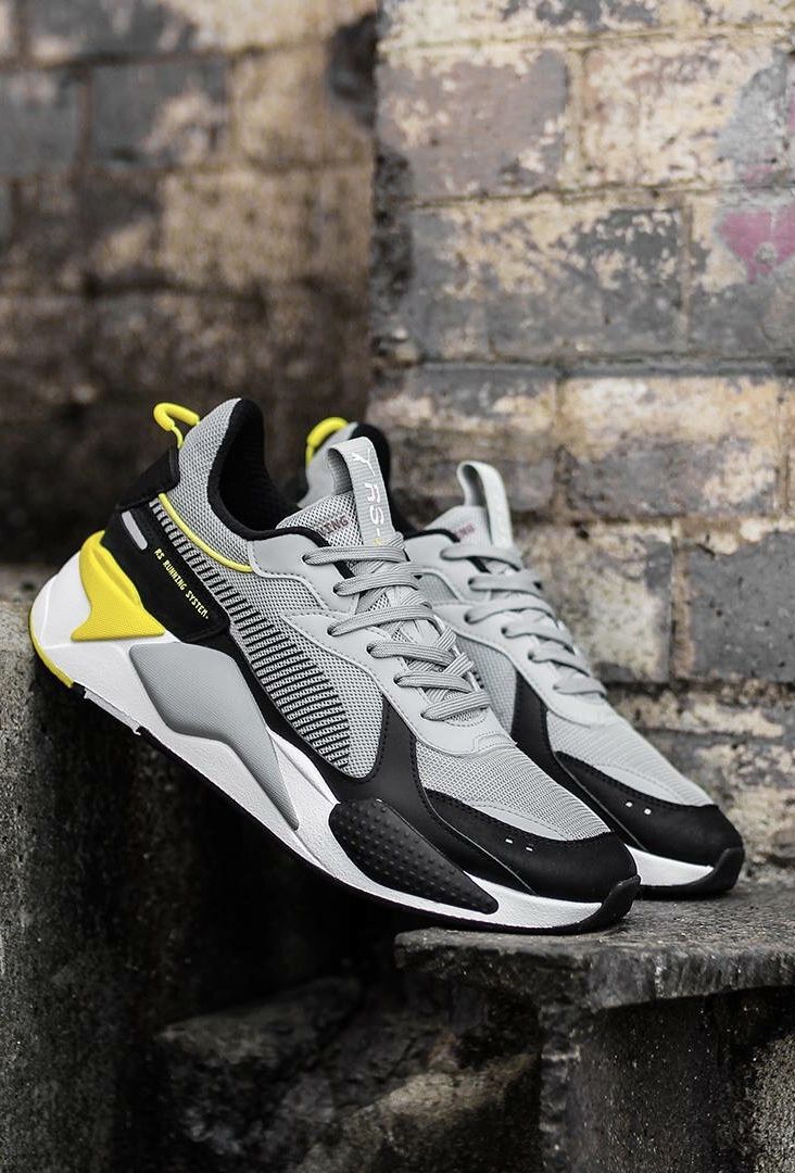 MUP Grey Yellow Black Colour Sports Sneakers Running Shoes 369585