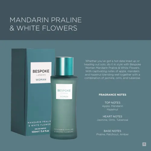 Bespoke London Woman Mandarin Praline & White Flowers Eau De Parfum (100ml)