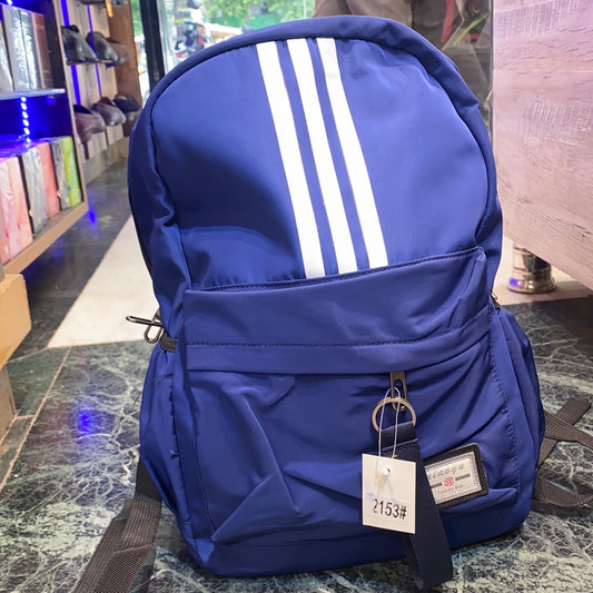 XIAAYU Three Stripes College School Unisex Bag Backpack 3760
