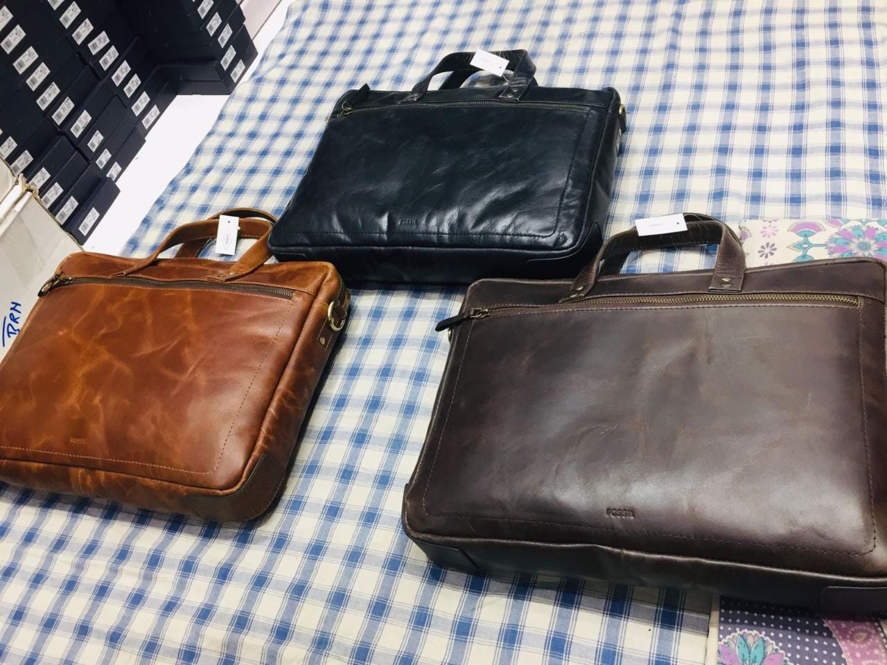 SOF Genuine Leather Laptop Bag 77002