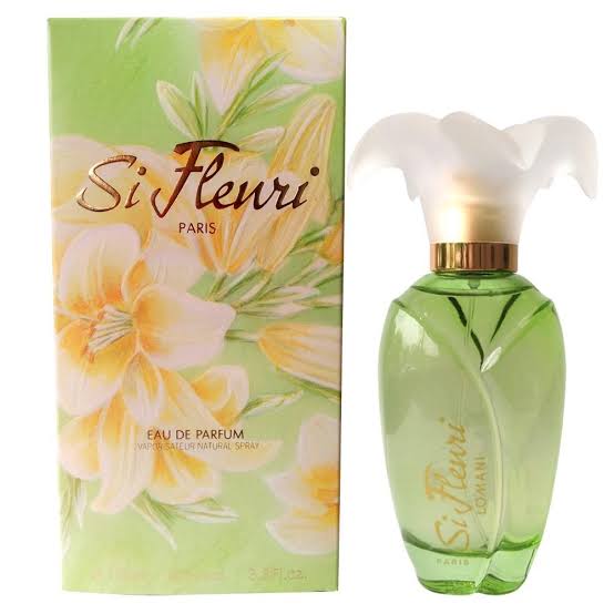 Si Fleuri Paris by Lomani Eau De Parfum Vaporisateur e 100 ml 80% vol 3.3 Fl. oz.