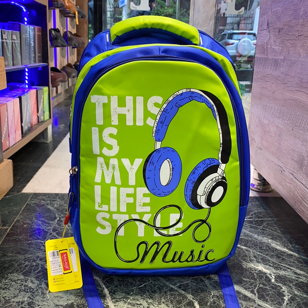 BAG-AGE This is My Life Style Music Original Design Backpack