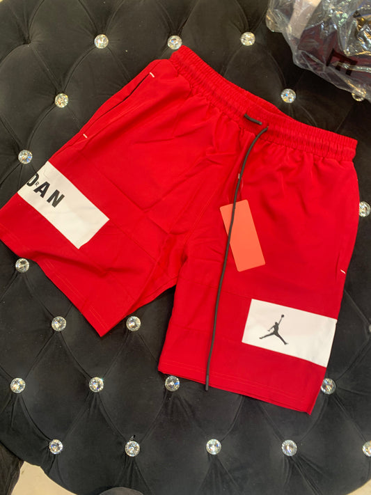 JOR ROJ Red Colour With White Strip Ns Fabric Imported Shorts 108631