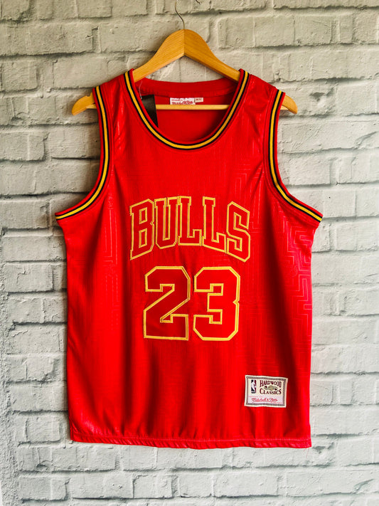 Red Yellow Bulls Colour Jersey Imported Quality 110339