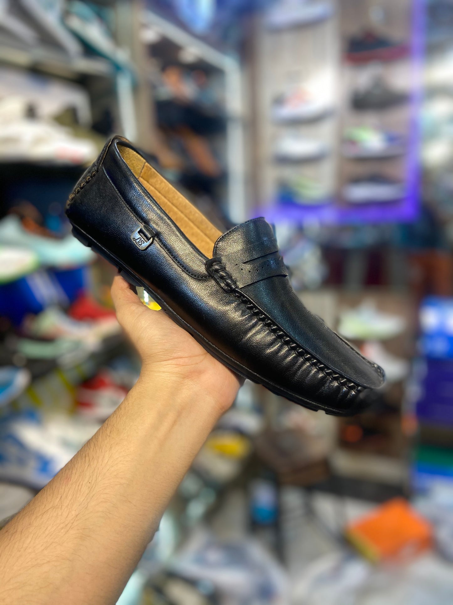 Black Look Style Buckle Loafers Formal Shoes For Men Model Number 6236 (Black)