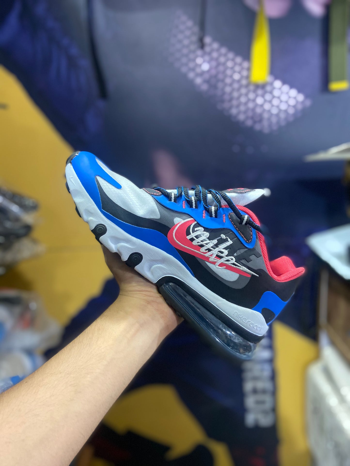 Sale Grey Blue Red Black Net Sports Running Tube Shoes 1634400