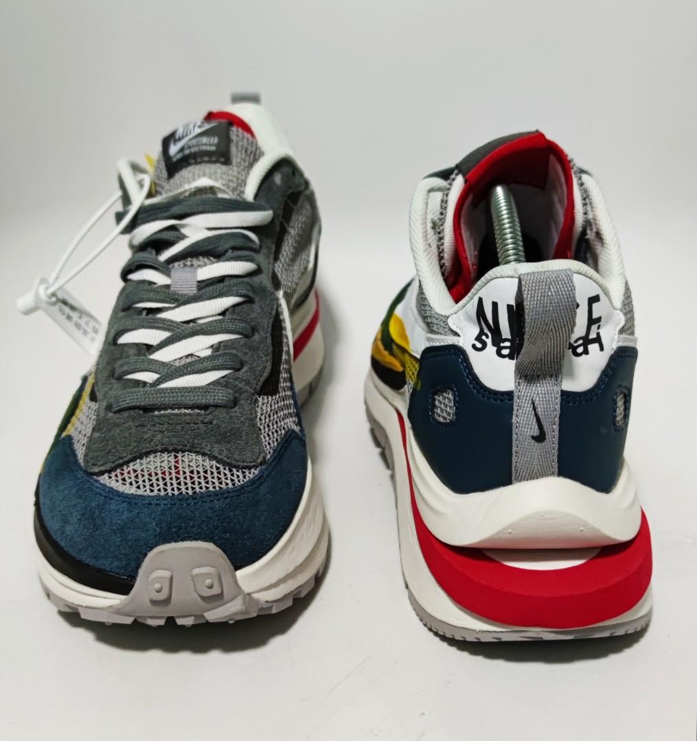 KIN Sky Green Yellow Colour White Red Sole With White Yellow Tick Running Sports Shoes