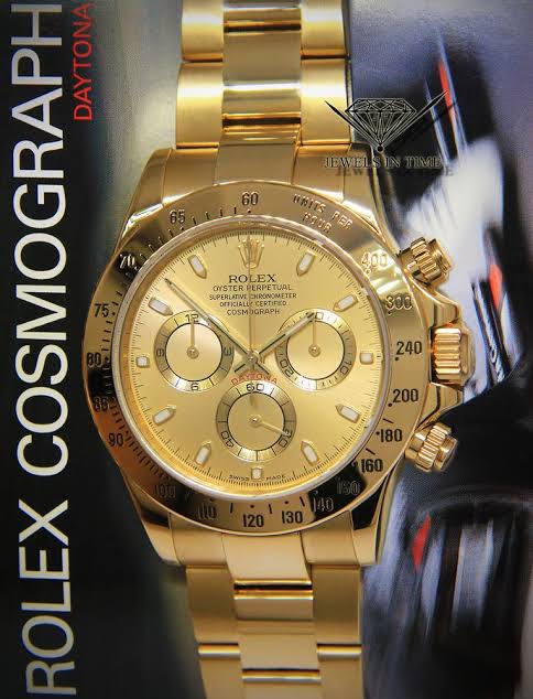 LOR Gold Chain Gold Dial Heavy Automatic Men Watch