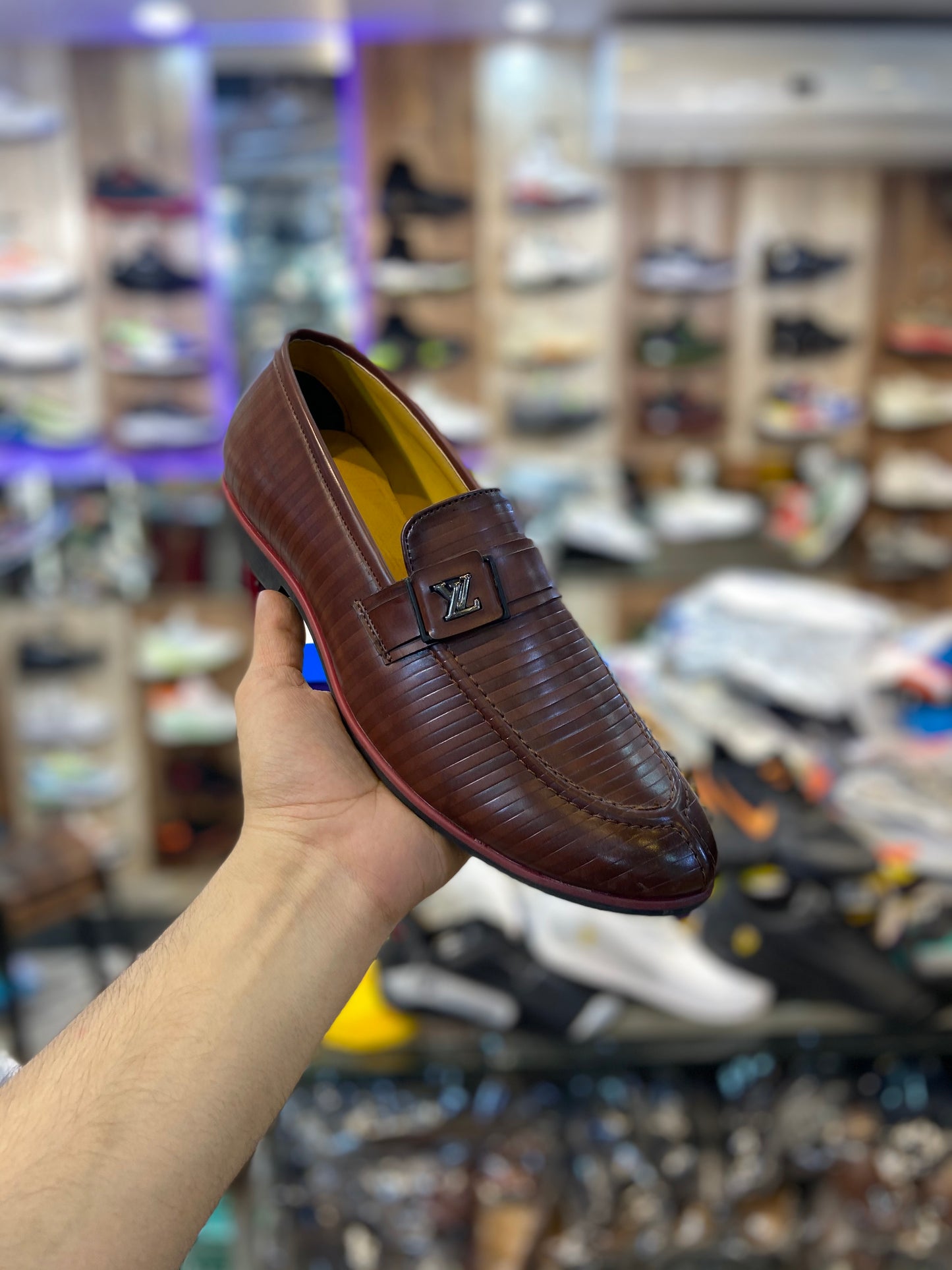 Brown Loafers Formal Shoes For Men Model Number 2017