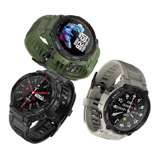 HSG Green Strap Sport Smart Watch