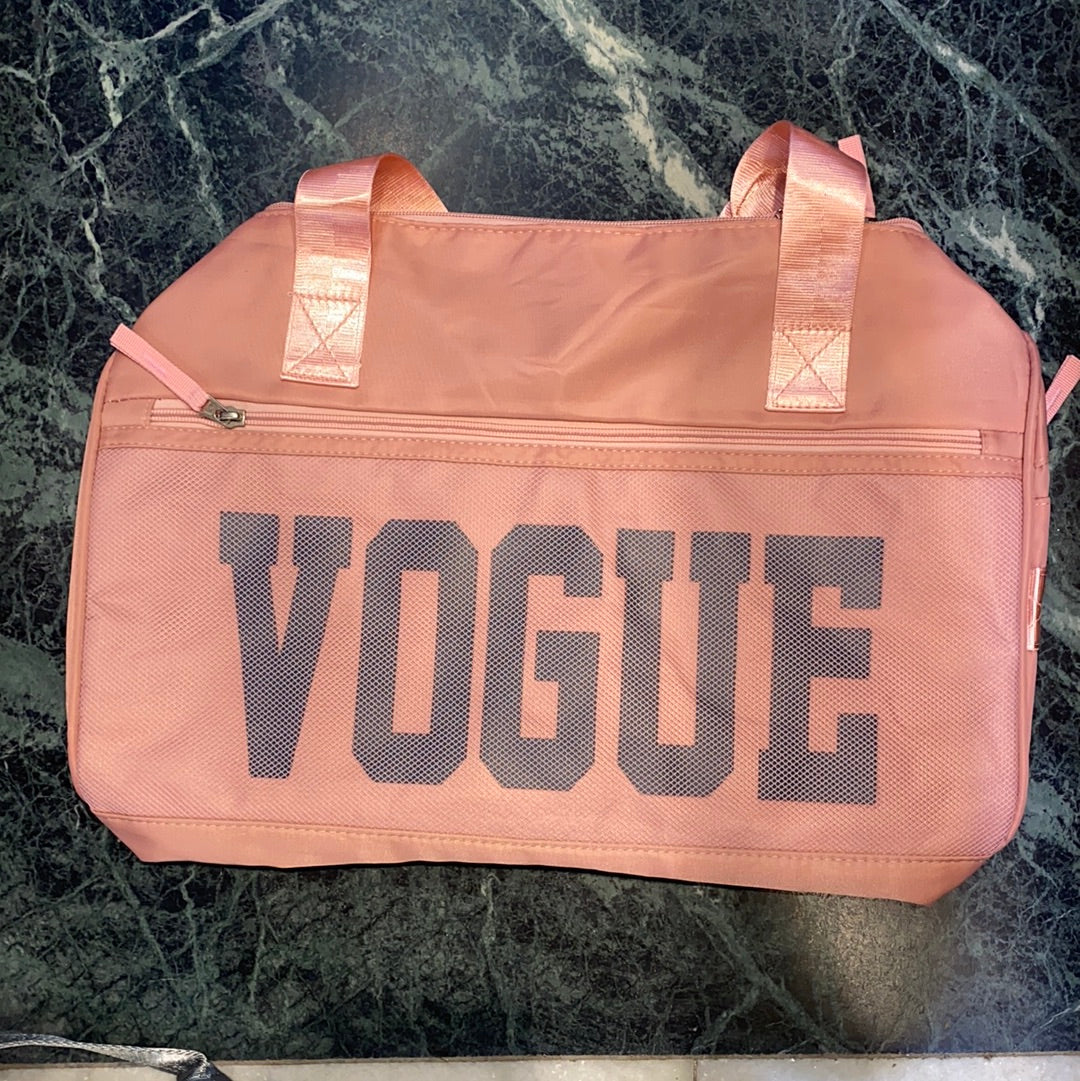 Vogue Gym Bag Travel Duffle Unisex 3915